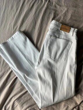 Ralph Lauren White Straight Leg Jeans